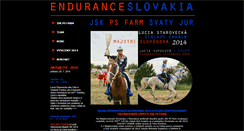 Desktop Screenshot of enduranceslovakia.com
