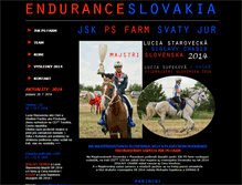 Tablet Screenshot of enduranceslovakia.com